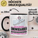 Snowboarder Geschenk Tasse Ich Bin Snowboarder Aber Sag Doch Einfach Superheld Lustige Geschenkdiee für Snowboarder Kaffee-Becher Schwarz Trendation