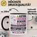 Reitsportler Geschenk Tasse Lustiger Spruch Erheben Sie Sich Der Reitsportler Betritt den Raum Schwarz Trendation