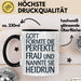 Heidrun Tasse Geschenk Gott Formte Die Perfekte Frau Heidrun Geschenkidee Schwarz Trendation