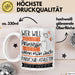 Parkour-Athletin Tasse Geschenk Spruch Wer Will Schon Prinzessin Sein Wenn Man Auch Parkour-Athletin Sein Kann Weiß Trendation