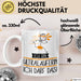 Geschenk für Ultraläuferin Tasse Lustige Geschenkidee Geburtstag Ich Bin Ultraläuferin Ich Darf Das Weiß Trendation