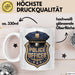 Polizist Tasse Geschenkidee für Strafverfolgung Weiß Trendation