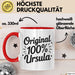 Ursula Tasse Geschenk Original 100% Ursula Geschenkidee Geburtstag Rot Trendation