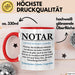 Notar Tasse Geschenkidee Notar Definition Rechtsexperte Rot Trendation