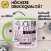 Karatesportlerin Tasse Geschenk Ich Bin Diese Eine Legendäre Karatesportlerin Von Der Alle Reden Geschenkidee Geburtstag Weihnachten Grün Trendation