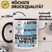 Keyboard-Spieler Geschenk Tasse Lustiger Spruch Erheben Sie Sich Der Keyboard-Spieler Betritt den Raum Schwarz Trendation