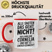 Cornelia Tasse Geschenk Alle Sagten Das Geht Nicht Aber Dann Kam Cornelia Und Hat Es Einfach Gemacht Geschenkidee Becher mit Name Rot Trendation