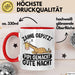 Zähne Geputzt Pipi Gemacht Gute Nacht Tee-Tasse Geschenk Kaffee-Becher Rot Trendation