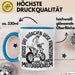 Motorradfahrerin Geschenk Tasse Frauen Motorrad Vergiss Das Krönchen Diese Prinzessin Trägt Einen Motorradhelm Blau Trendation