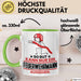 Feuerwehrmann Geschenk Tasse So Gut Kann Nur Ein Feuerwehrmann Aussehen Geschenkidee Kaffee-Becher Grün Trendation