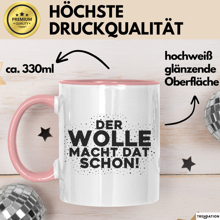 Wolle Tasse Der Wolle Macht Dat Schon Geschenk