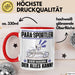 Para-Sportler Tasse Geschenk für Para-Sportler Der Mann Der Alles Kann Geschenkidee zum Geburtstag Rot Trendation