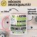 Eiskunstläufer Geschenk Tasse Lustiger Spruch Erheben Sie Sich Der Eiskunstläufer Betritt den Raum Rosa Trendation