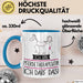 Geschenk für Pferdetherapeutin Tasse Lustige Geschenkidee Geburtstag Ich Bin Pferdetherapeutin Ich Darf Das Blau Trendation