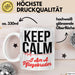 Krankenschwester Pflege Betreuung Tasse Geschenk Lustige Geschenkidee Spruch Keep Calm I Am A Pflegebruder Weiß Trendation