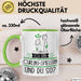 Curling-Spielerin Tasse Geschenk Ich Bin Curling-Spielerin Und Du So Geschenkidee Lustiger Spruch Becher Grün Trendation