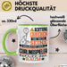 Curlingspieler Geschenk Tasse Lustiger Spruch Erheben Sie Sich Der Curlingspieler Betritt den Raum Grün Trendation