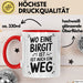 Birgit Tasse Geschenk Wo Eine Birgit Ist Ist Auch Ein Weg Geschenkidee Becher mit Name Rot Trendation