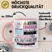 Kajakfahrerin Tasse Geschenk Lustiger Spruch Bitte Erheben Sie Sich Seine Majestät Die Kajakfahrerin Betritt Den Raum Rosa Trendation