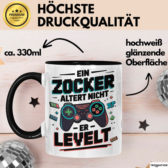 Gamer Geburtstag Tasse Geschenkidee Gamer Wird Nicht Älter Trendation