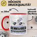 Rennfahrer Geschenk Tasse Ich Bin Rennfahrer Aber Sag Doch Einfach Superheld Lustige Geschenkdiee für Rennfahrer Kaffee-Becher Rot Trendation