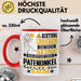 Patenonkel Geschenk Tasse Lustiger Spruch Erheben Sie Sich Der Patenonkel Betritt den Raum Rot Trendation