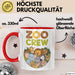 Zoo Tiere Liebhaber Tasse Geschenk Lustige Geschenkidee Spruch Zoo Crew Rot Trendation
