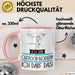 Geschenk für Outdoor-Bloggerin Tasse Lustige Geschenkidee Geburtstag Ich Bin Outdoor-Bloggerin Ich Darf Das Rosa Trendation