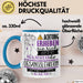 Gesangslehrerin Tasse Geschenk Lustiger Spruch Bitte Erheben Sie Sich Seine Majestät Die Gesangslehrerin Betritt Den Raum Blau Trendation