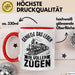 Zugfahrer Tasse Geschenk Bahnfahrer Genieße Das Leben In Vollen Zügen Rot Trendation