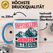 Ski Tasse Geschenk Grafik Offizieller Skihasen Betreuer Becher Blau Trendation