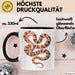 Reptil Schlange Tier Tasse Geschenk Lustige Geschenkidee Spruch Schwarz Trendation