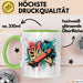 Skater Tasse Geschenkidee Skateboard Fan Lustiger Spruch Geschenkidee Lustig Grün Trendation