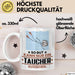 Taucher Geschenk Tasse So Gut Kann Nur Ein Taucher Aussehen Geschenkidee Kaffee-Becher Weiß Trendation