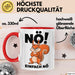 Eichhörnchen Tierliebhaber Tasse Geschenk Lustige Geschenkidee Spruch Nö Einfach Nö Rot Trendation