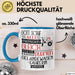 Geländewagenfahrerin Geschenk Becher Tasse Gott Schuf Alle Menschen Gleich Nur Die Besten Durfeten Geländewagenfahrerin Werden Geschenkidee Lustig Blau Trendation