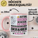 Skifahrer Geschenk Tasse Lustiger Spruch Erheben Sie Sich Der Skifahrer Betritt den Raum Rosa Trendation