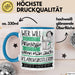 Klangkünstlerin Tasse Geschenk Spruch Wer Will Schon Prinzessin Sein Wenn Man Auch Klangkünstlerin Sein Kann Blau Trendation