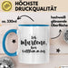 Marlene Tasse Ich Marlene, Bin Vollkommen Geschenk Blau Trendation