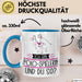 Polo-Spielerin Tasse Geschenk Ich Bin Polo-Spielerin Und Du So Geschenkidee Lustiger Spruch Becher Blau Trendation