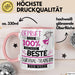 Survival-Trainerin Geschenk Becher Tasse Gott Schuf Alle Menschen Gleich Nur Die Besten Durfeten Survival-Trainerin Werden Geschenkidee Lustig Rosa Trendation