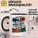 Maler Tasse Geschenk Der Maler macht die Welt bunter Geschenkidee Lustig Trendation