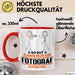 Fotograf Geschenk Tasse So Gut Kann Nur Ein Fotograf Aussehen Geschenkidee Kaffee-Becher Rot Trendation