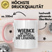 Wiebke Tasse Wiebke – Die Frau. Der Mythos. Die Legende. Geschenk Rosa Trendation