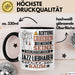 Jazz-Liebhaber Geschenk Tasse Lustiger Spruch Erheben Sie Sich Der Jazz-Liebhaber Betritt den Raum Schwarz Trendation