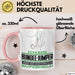 Bungee-Jumper Geschenk Tasse Ich Bin Bungee-Jumper Aber Sag Doch Einfach Superheld Lustige Geschenkdiee für Bungee-Jumper Kaffee-Becher Rosa Trendation