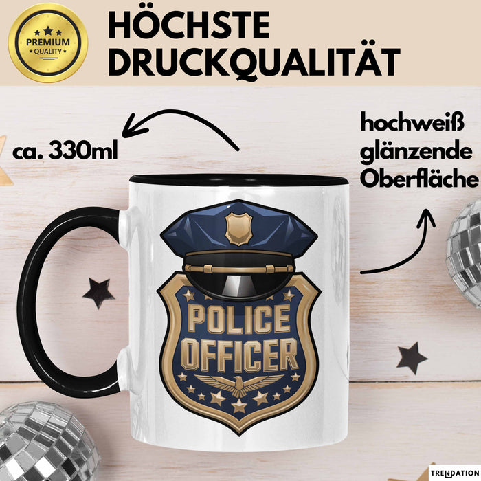 Polizist Tasse Geschenkidee für Strafverfolgung Trendation