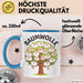 Schaf Tier Tasse Geschenk Baumwolle Geschenkidee Bauernhof Geschenkidee Lustig Blau Trendation