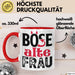 Böse Alte Frau Tasse Geschenk Lustiger Spruch Witzige Idee Rot Trendation