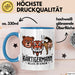 Bärtige Männer Tasse Geschenk Lustige Geschenkidee Spruch Bärtigermann Alles In Einem Blau Trendation